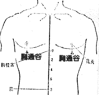 胸通谷 
